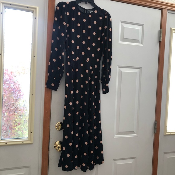 $278 reformation creed polka dot dress size 0 - Picture 5 of 10